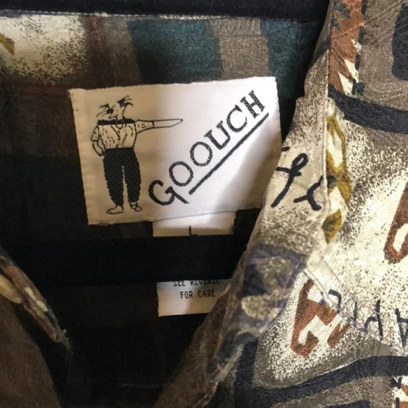 GOOUCH Vintage Men’s Silk Shirt - Picture 3 of 5